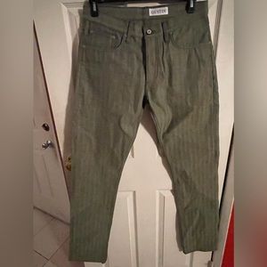 Gustin Men's #198 Moss Herringbone Jeans